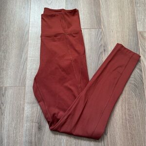 Girlfriend Collective High Rise Terracotta Leggings